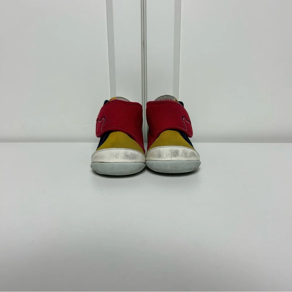 Miki house first shoes red blue yellow